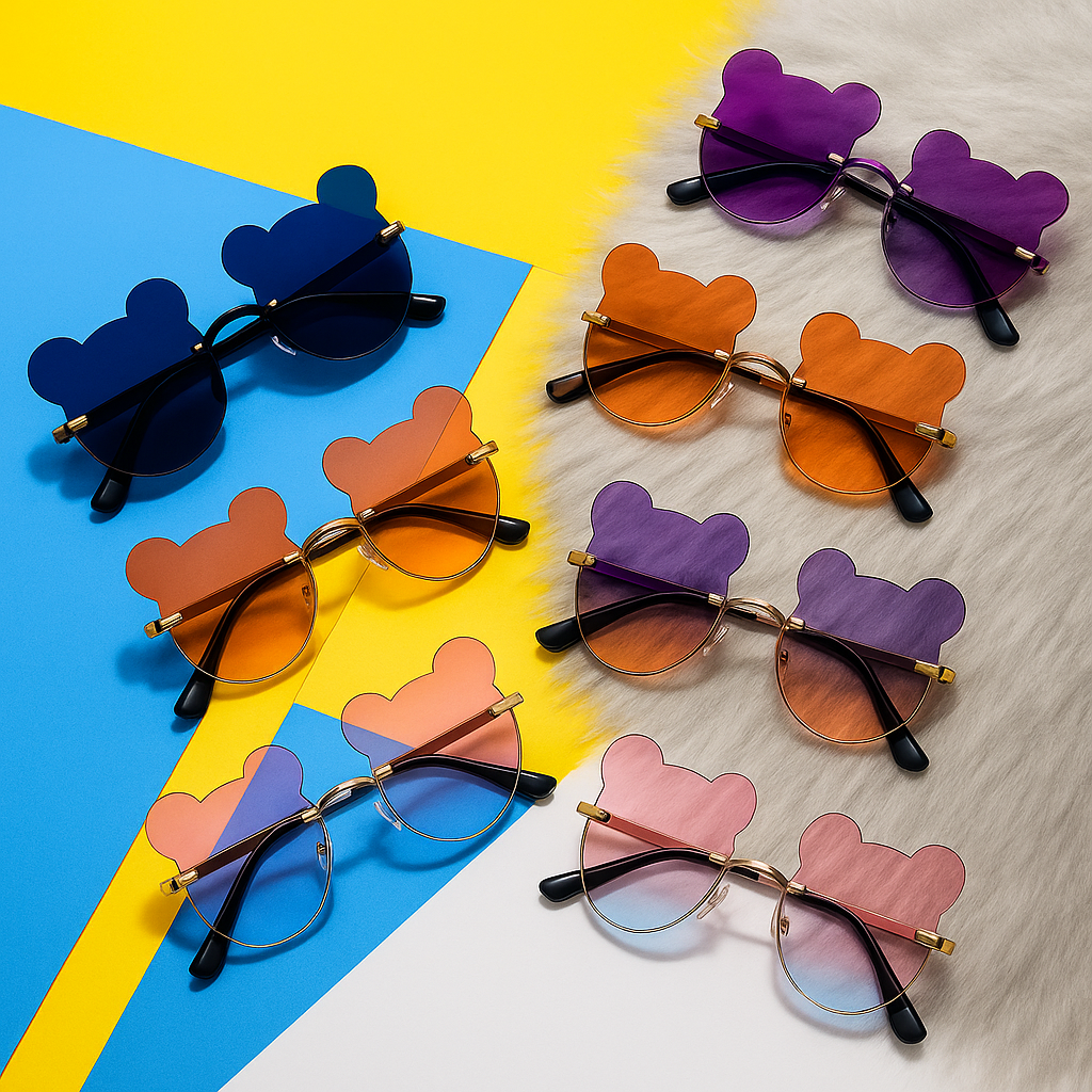 Occhiali da Sole per Bambini “Sunny Bear” – Forma Orsetto UV400